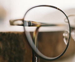 Eyeglasses made from plastic