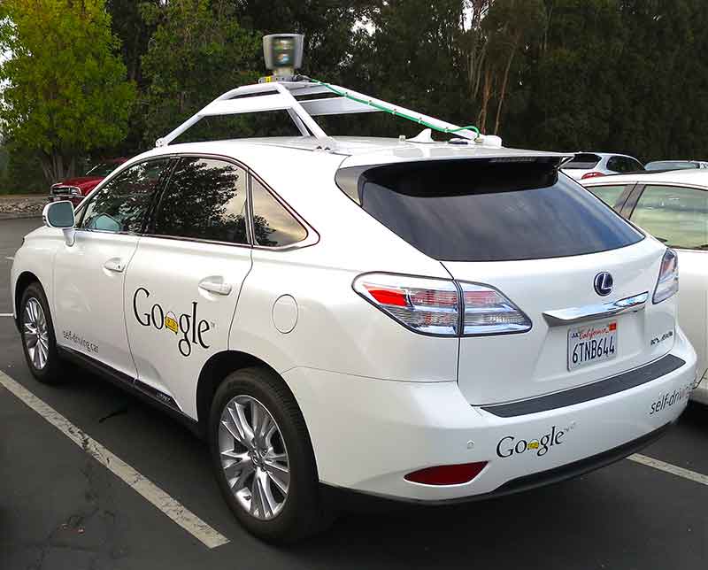 Google's Self Driving Car with LIDAR Optics