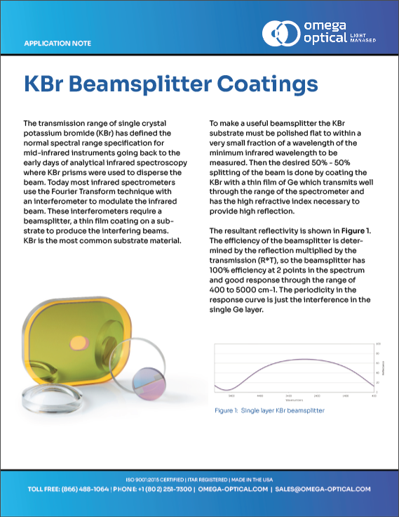 kbr beamsplitter application note